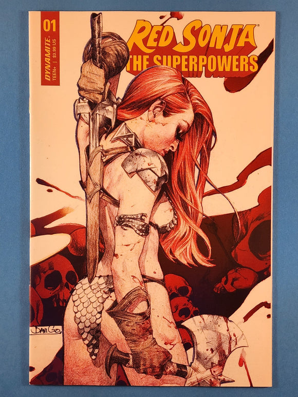 Red Sonja: The Superpowers  # 1 Davi Go Exclusive