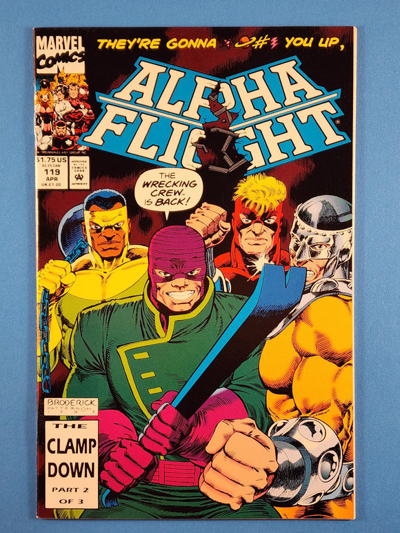 Alpha Flight Vol. 1  # 119