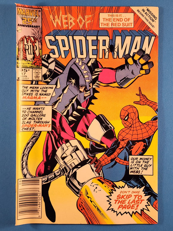Web of Spider-Man Vol. 1  # 17  Canadian