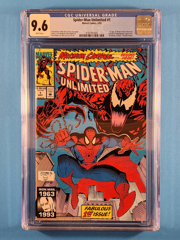 Spider-Man Unlimited  # 1  CGC 9.6