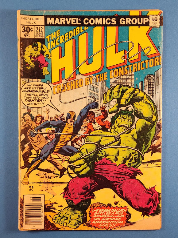 Incredible Hulk Vol. 1  # 212