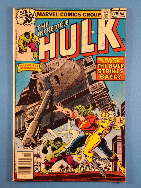 Incredible Hulk Vol. 1  # 229