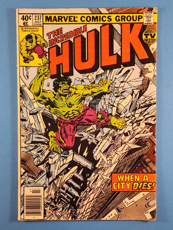 Incredible Hulk Vol. 1  # 237