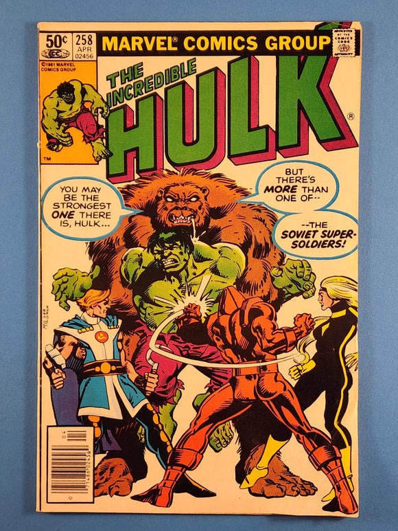 Incredible Hulk Vol. 1  # 258