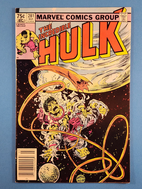 Incredible Hulk Vol. 1  # 281  Canadian