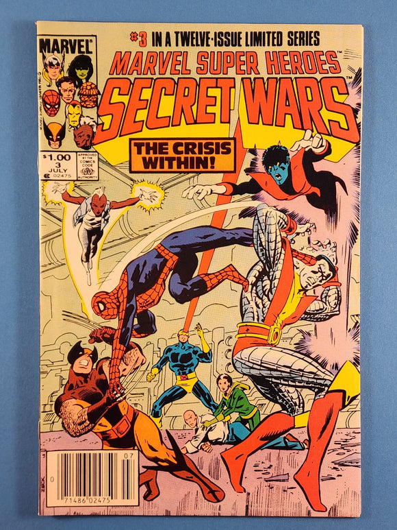 Marvel Super Heroes: Secret Wars  # 3  Canadian