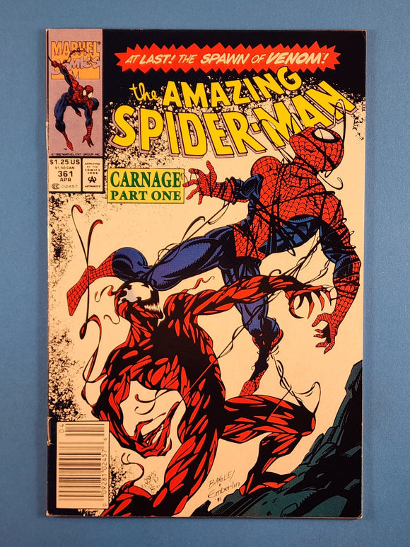 Amazing Spider-Man Vol. 1  # 361  Newsstand