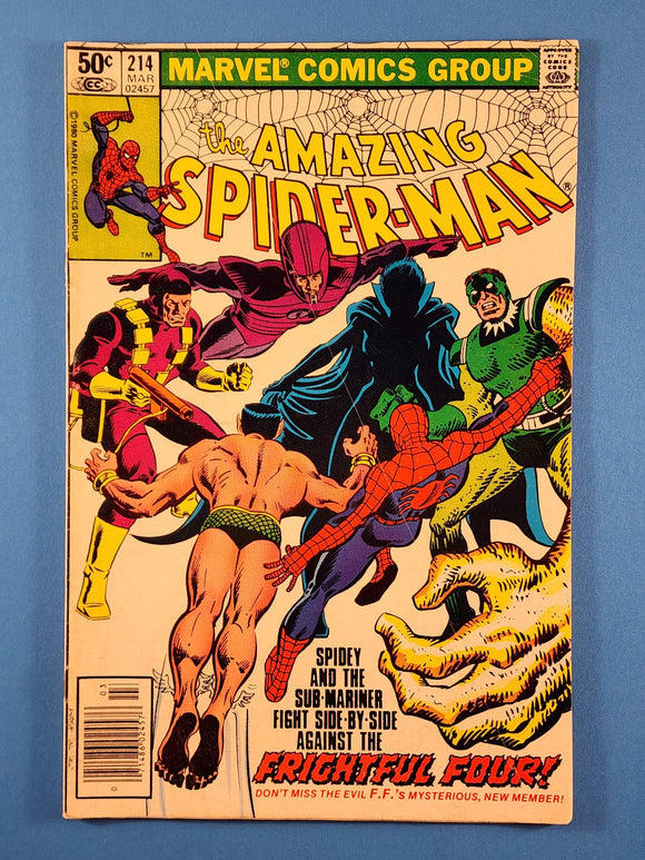 Amazing Spider-Man Vol. 1  # 214  Newsstand