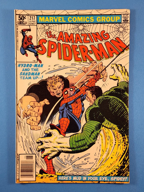Amazing Spider-Man Vol. 1  # 217  Newsstand