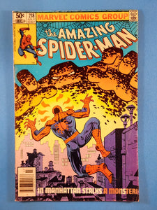 Amazing Spider-Man Vol. 1  # 218  Newsstand