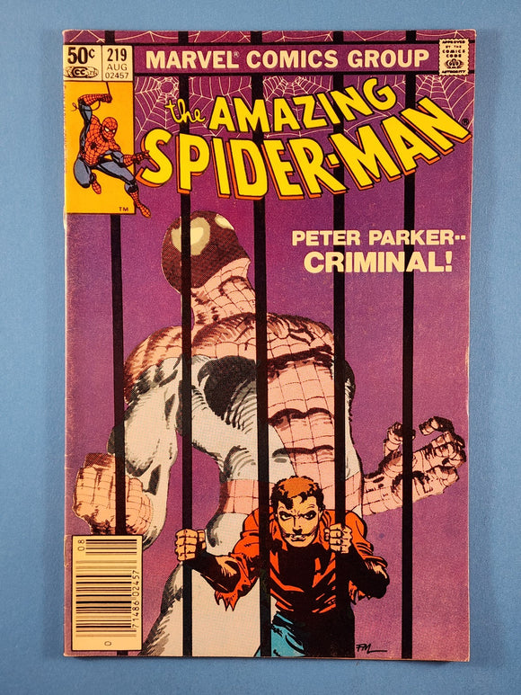 Amazing Spider-Man Vol. 1  # 219  Newsstand
