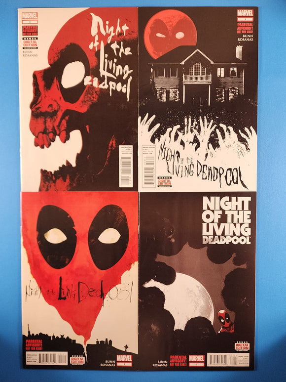 Night of the Living Deadpool  Complete Set  # 1-4