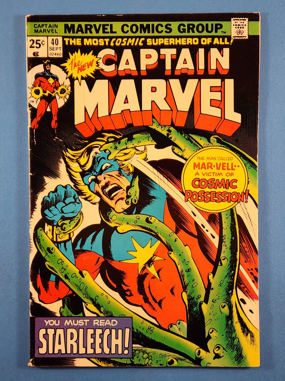 Captain Marvel Vol. 1  # 40