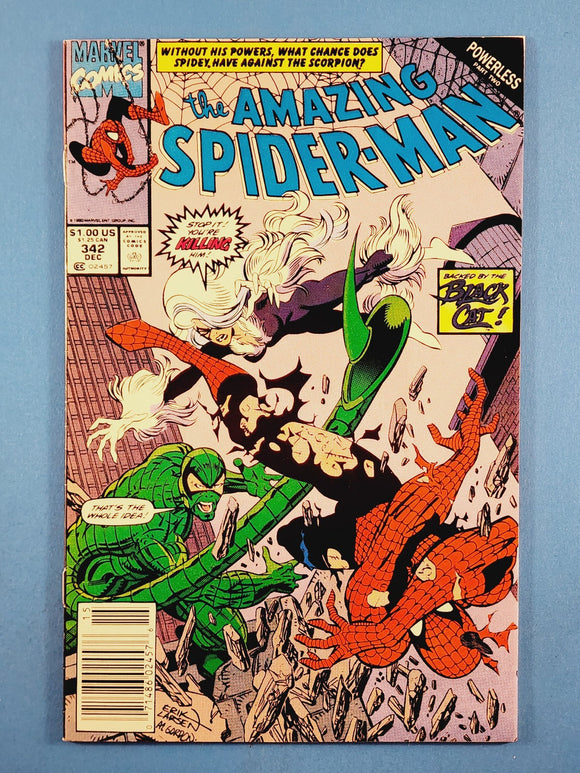 Amazing Spider-Man Vol. 1  # 342  Newsstand