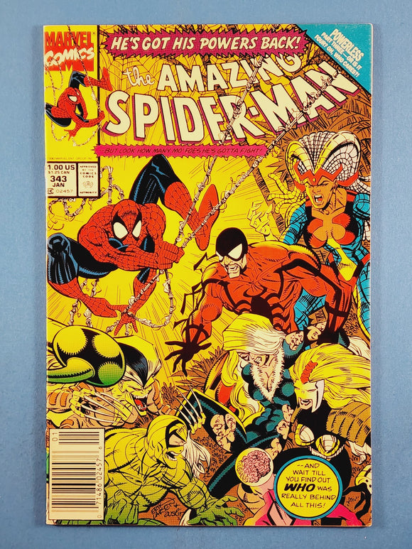 Amazing Spider-Man Vol. 1  # 343  Newsstand