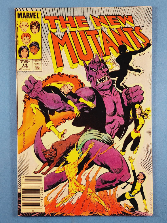 New Mutants Vol. 1  # 14  Canadian