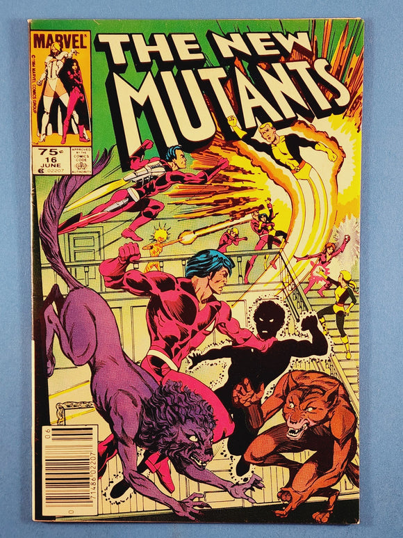 New Mutants Vol. 1  # 16  Canadian