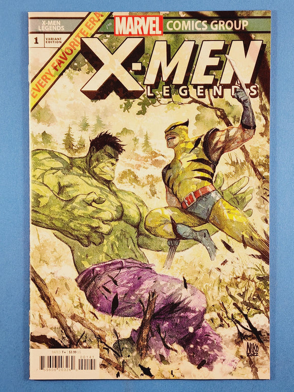 X-Men: Legends  # 1  1:25  Incentive Variant
