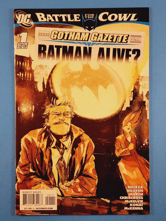 Batman: Battle for the Cowl - Gotham Gazette - Batman Alive?