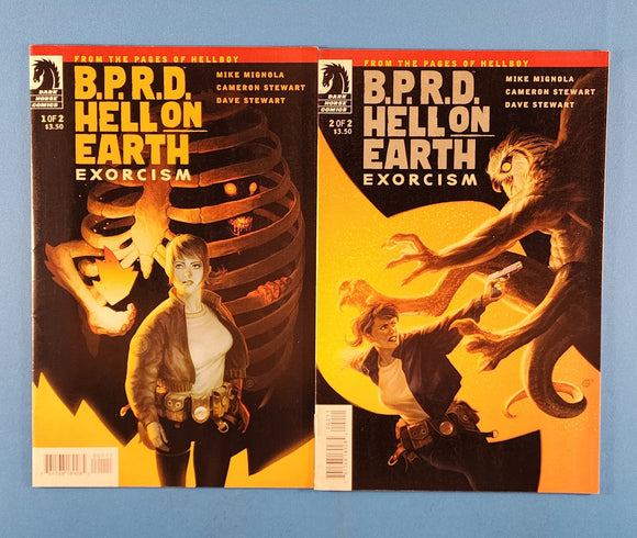 B.P.R.D. Hell On Earth: Exorcism  # 1-2 Complete Set