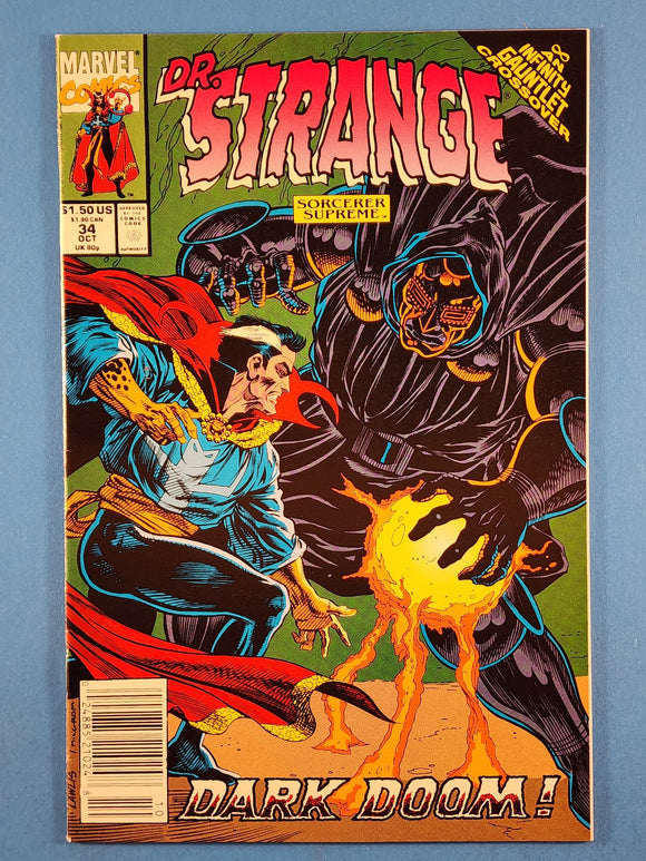 Doctor Strange: Sorcerer Supreme  # 34 Newsstand