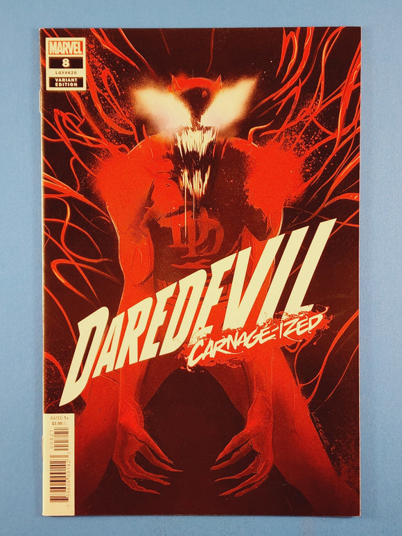 Daredevil Vol. 6  # 8  Carnage-ized Variant
