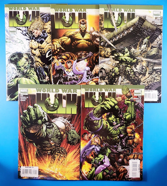 World War Hulk  Complete Set  # 1-5