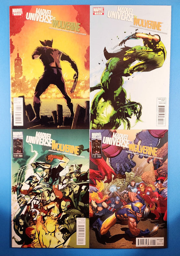 Marvel Universe vs. Wolverine - Complete Set  # 1-4