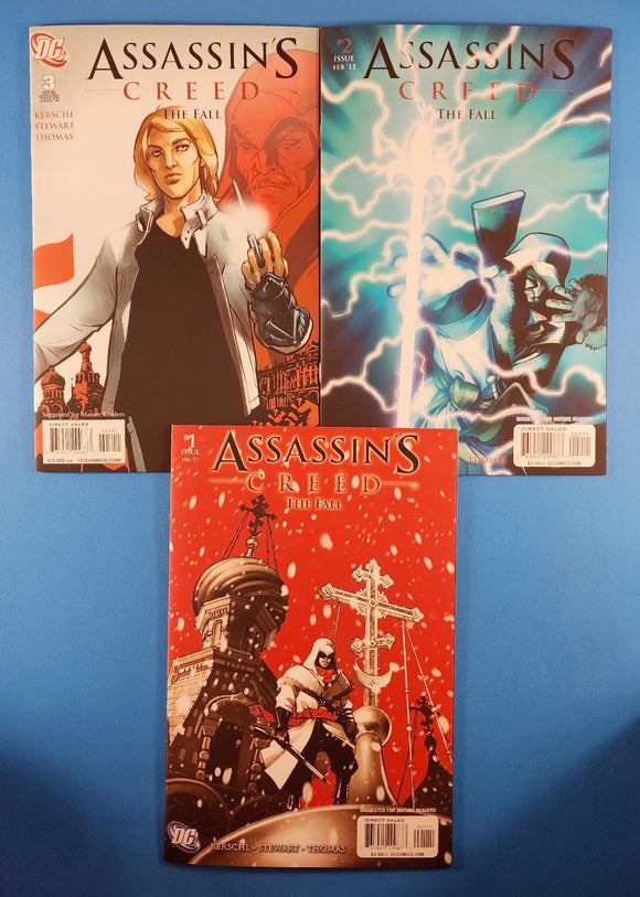 Assassin's Creed: The Fall  # 1-3  Complete Set