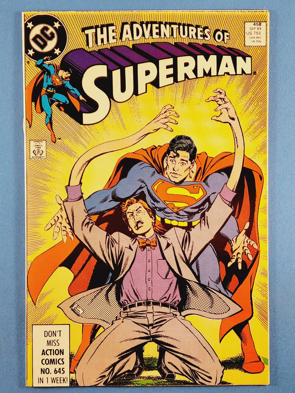 Adventures of Superman Vol. 1  # 458