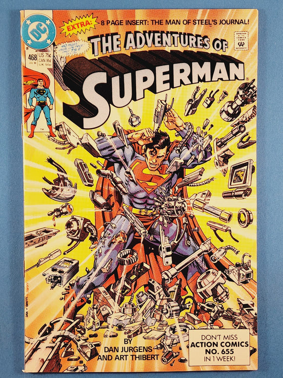 Adventures of Superman Vol. 1  # 468