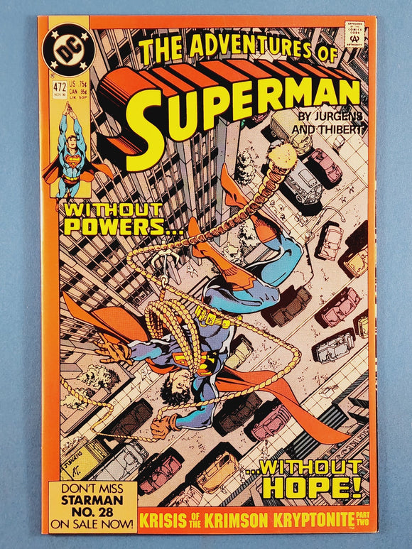 Adventures of Superman Vol. 1  # 472
