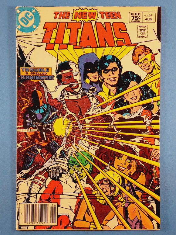 New Teen Titans Vol. 1  # 34  Canadian