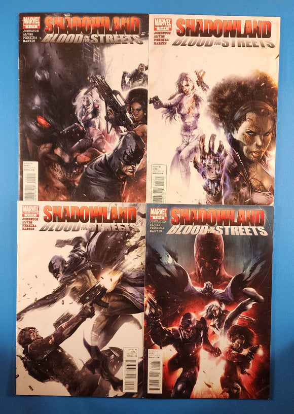 Shadowland: Blood on the Streets - Complete Set  # 1-4
