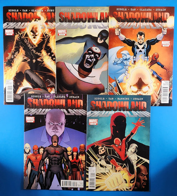 Shadowland - Complete Set  # 1-5