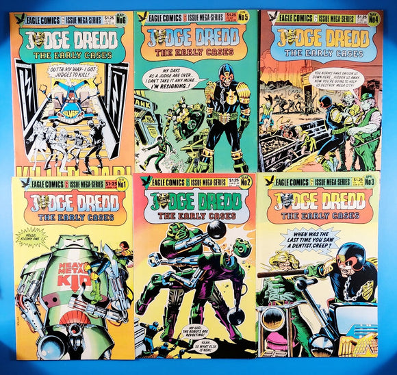 Judge Dredd: The Early Cases  # 1-6  Complete Set