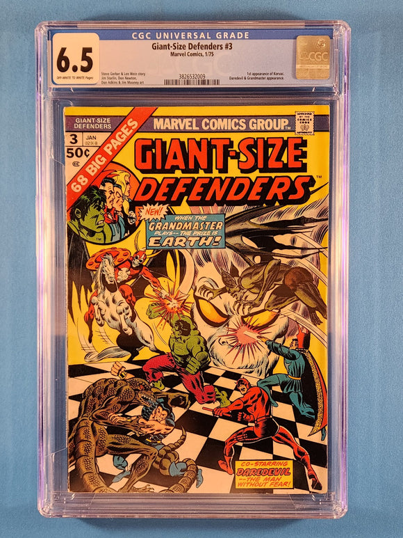 Giant-Size Defenders  # 3  CGC 6.5