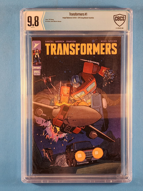 Transformers Vol. 6  # 1  1:25  Incentive Variant  CBCS 9.8