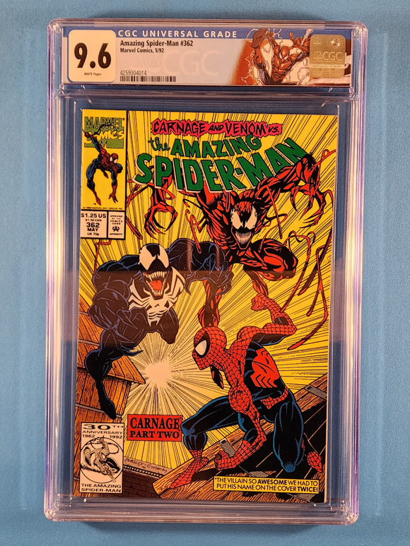 Amazing Spider-Man Vol. 1  # 362  CGC 9.6