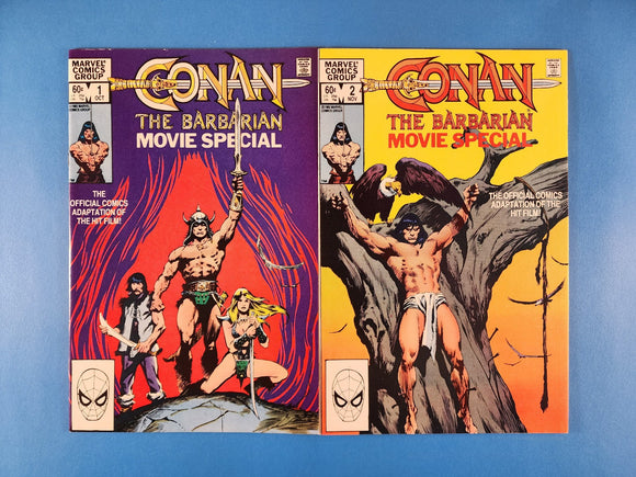 Conan the Barbarian: Movie Special  # 1 & 2  Complete Set