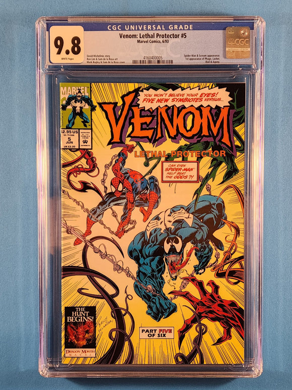 Venom: Lethal Protector Vol. 1  # 5  CGC 9.8