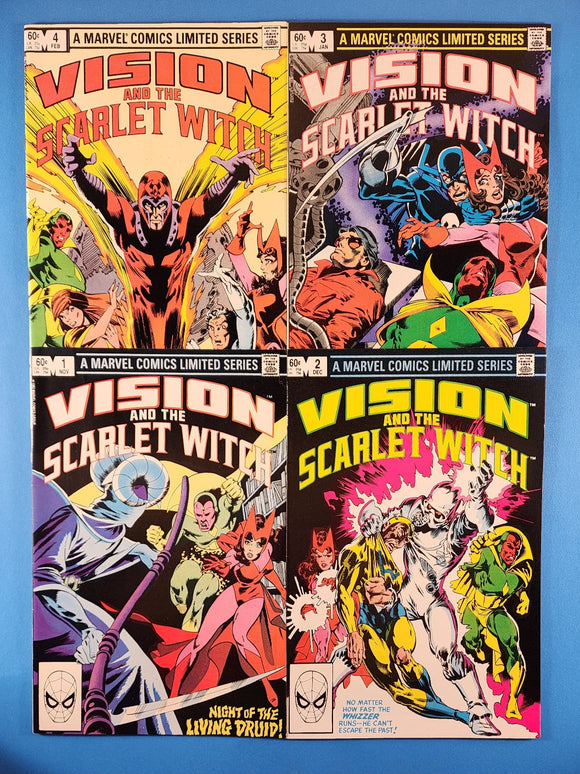 Vision and the Scarlet Witch Vol. 1  # 1-4  Complete Set
