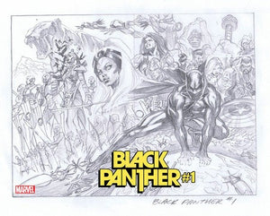 Black Panther  # 1 Ross 2nd Print Sketch Variant