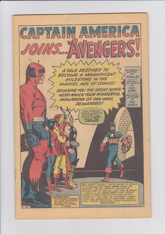 Avengers Vol. 1  #4