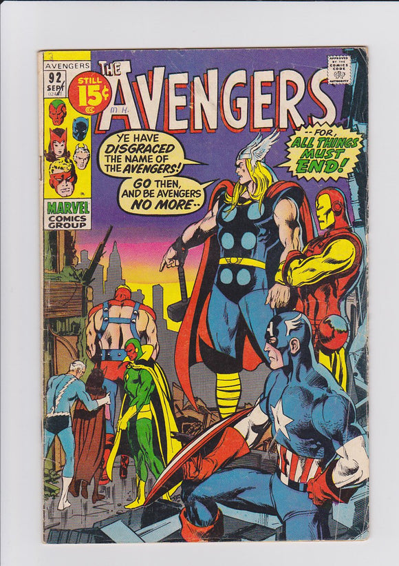 Avengers Vol. 1  #92