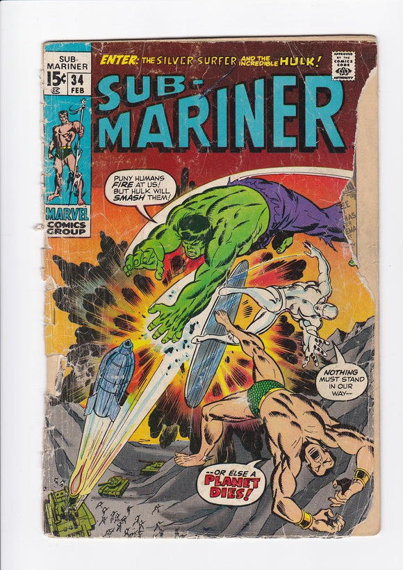 Sub-Mariner Vol. 1  # 34