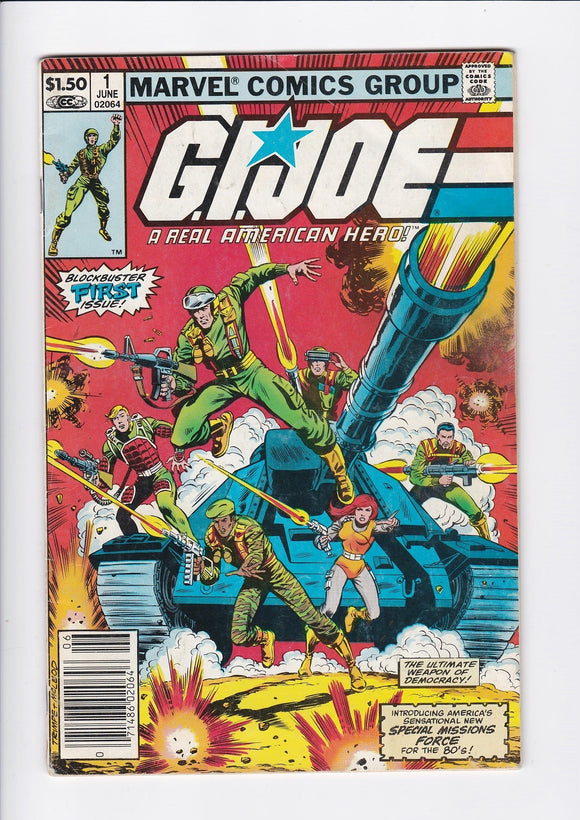 G.I. Joe: A Real American Hero!  Vol. 1  # 1  Newsstand