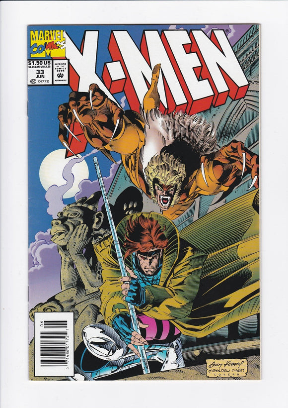 X-Men Vol. 2  # 33  Newsstand