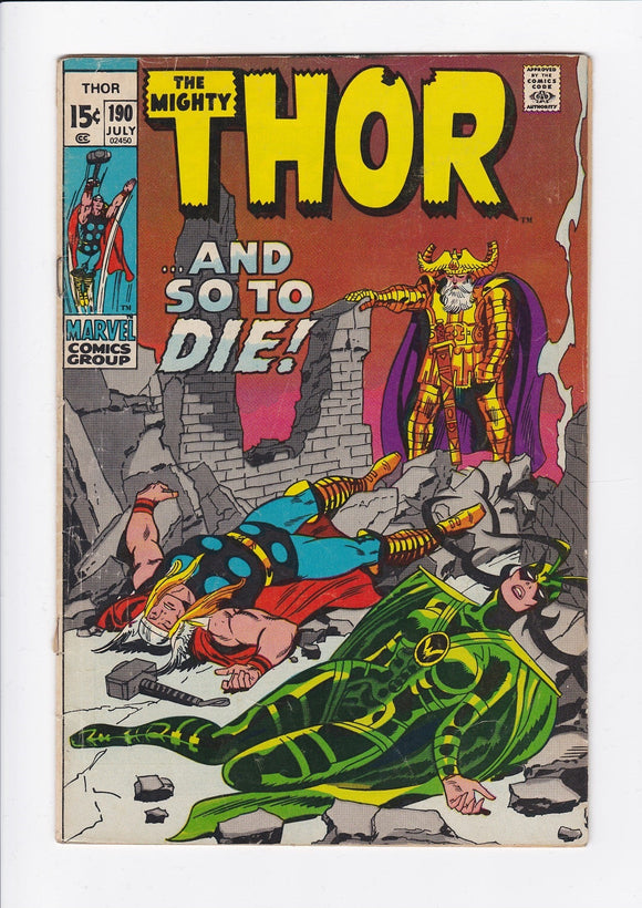 Thor Vol. 1  # 190