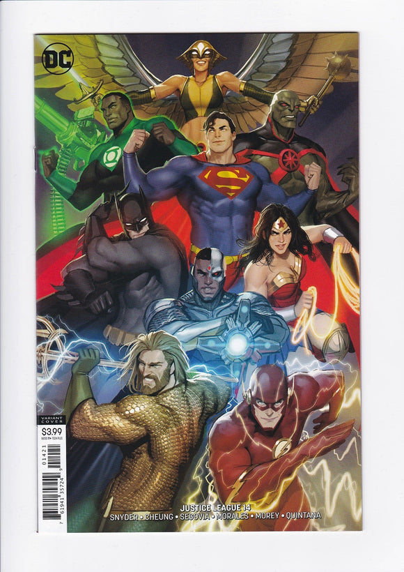 Justice League Vol. 4  # 14  Sejic Variant